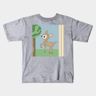 Adorable Baby Deer Kids T-Shirt